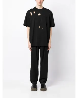 Feng Chen Wang カットアウトディテール コットンTシャツ - サムネイル2