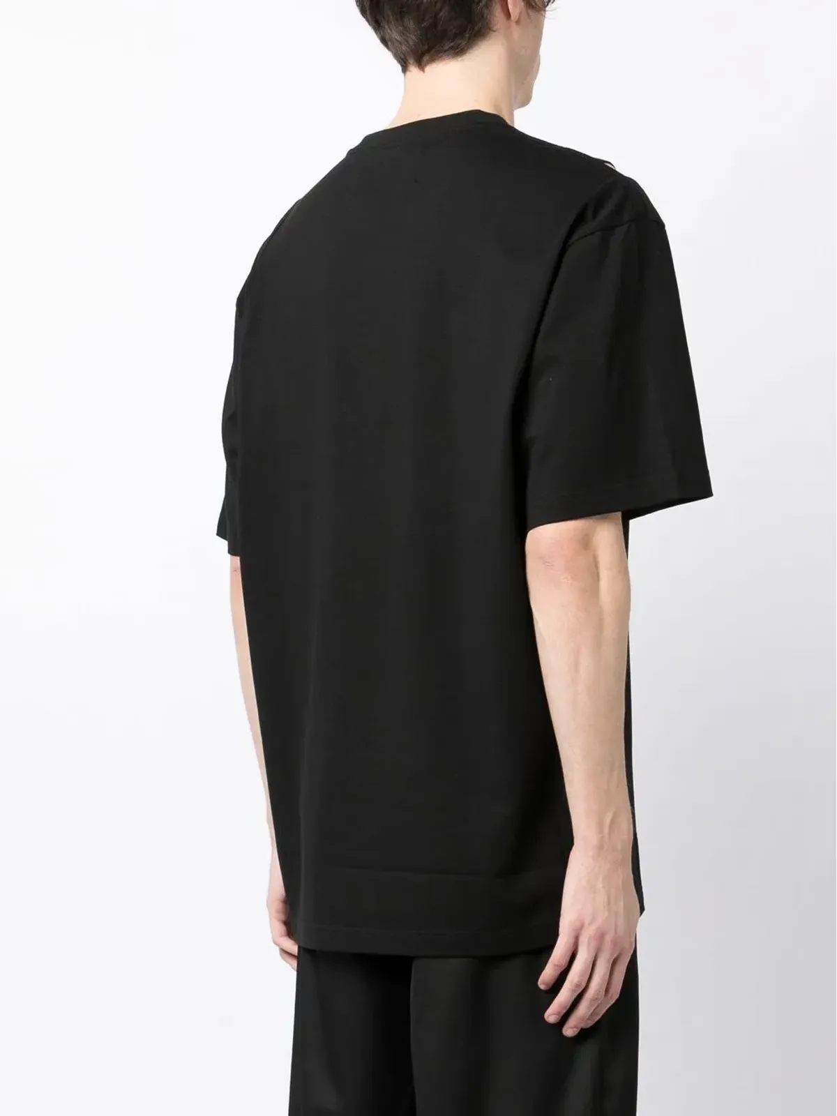 Feng Chen Wang カットアウトディテール コットンTシャツ - 画像4