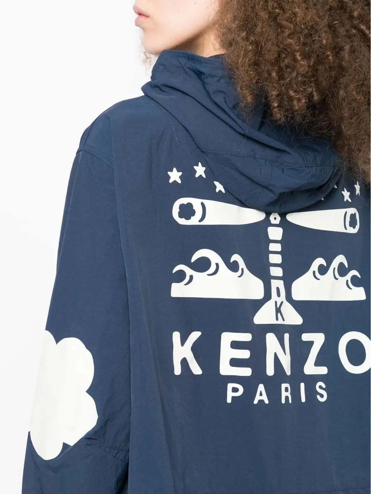 Kenzo セーラー ロング ウィンドブレーカー ジャケット - 画像5