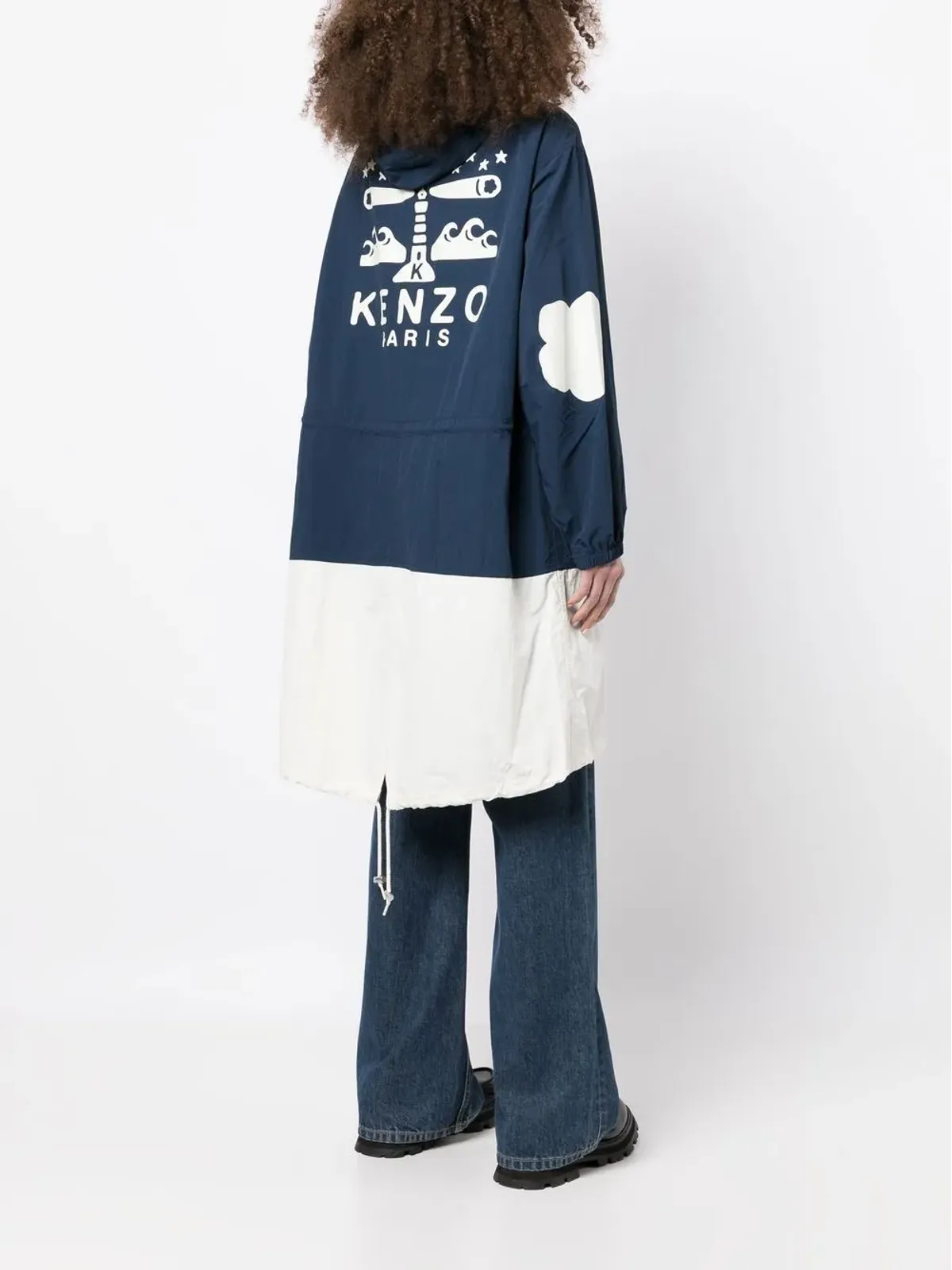 Kenzo セーラー ロング ウィンドブレーカー ジャケット - 画像4