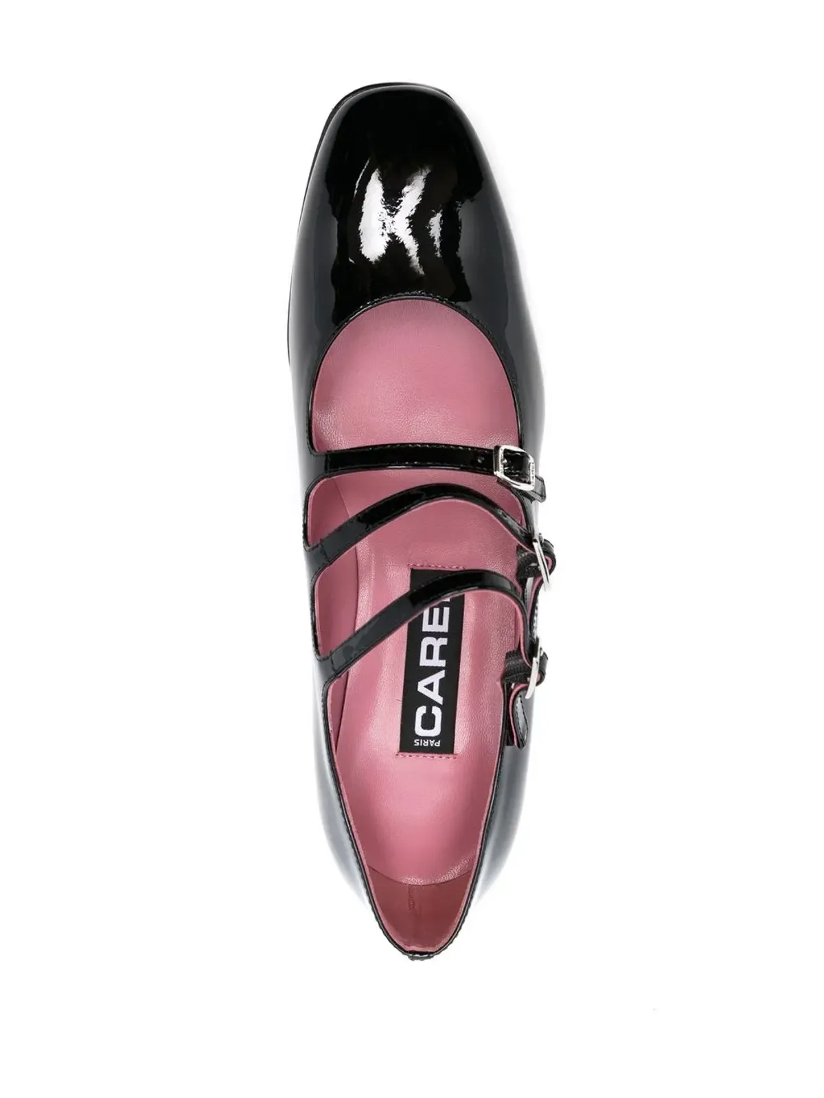 Carel Paris Mary Jane side-buckle pumps - Black - 画像4