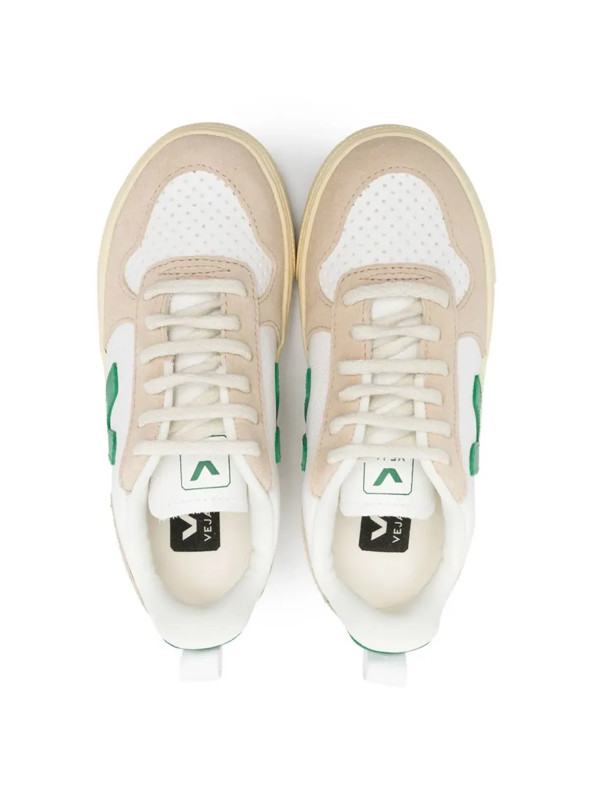 VEJA Kids スエードパネル レースアップスニーカー - 画像3