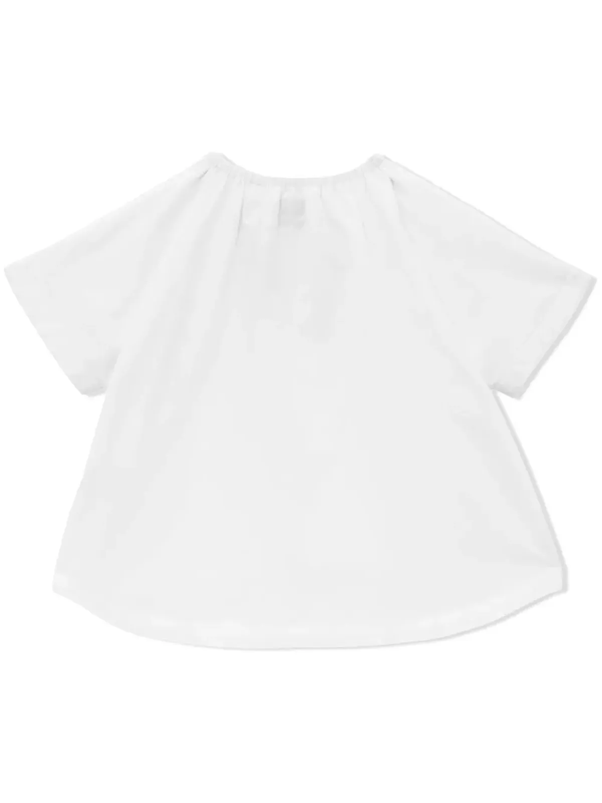 Burberry Kids トーマスベアプリント コットンシルク ブラウス - White - 画像2