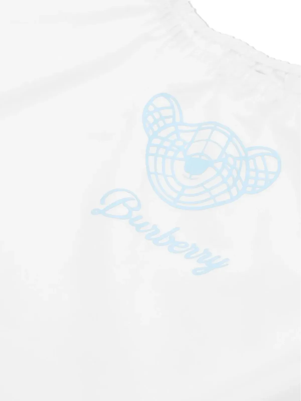Burberry Kids トーマスベアプリント コットンシルク ブラウス - White - 画像3