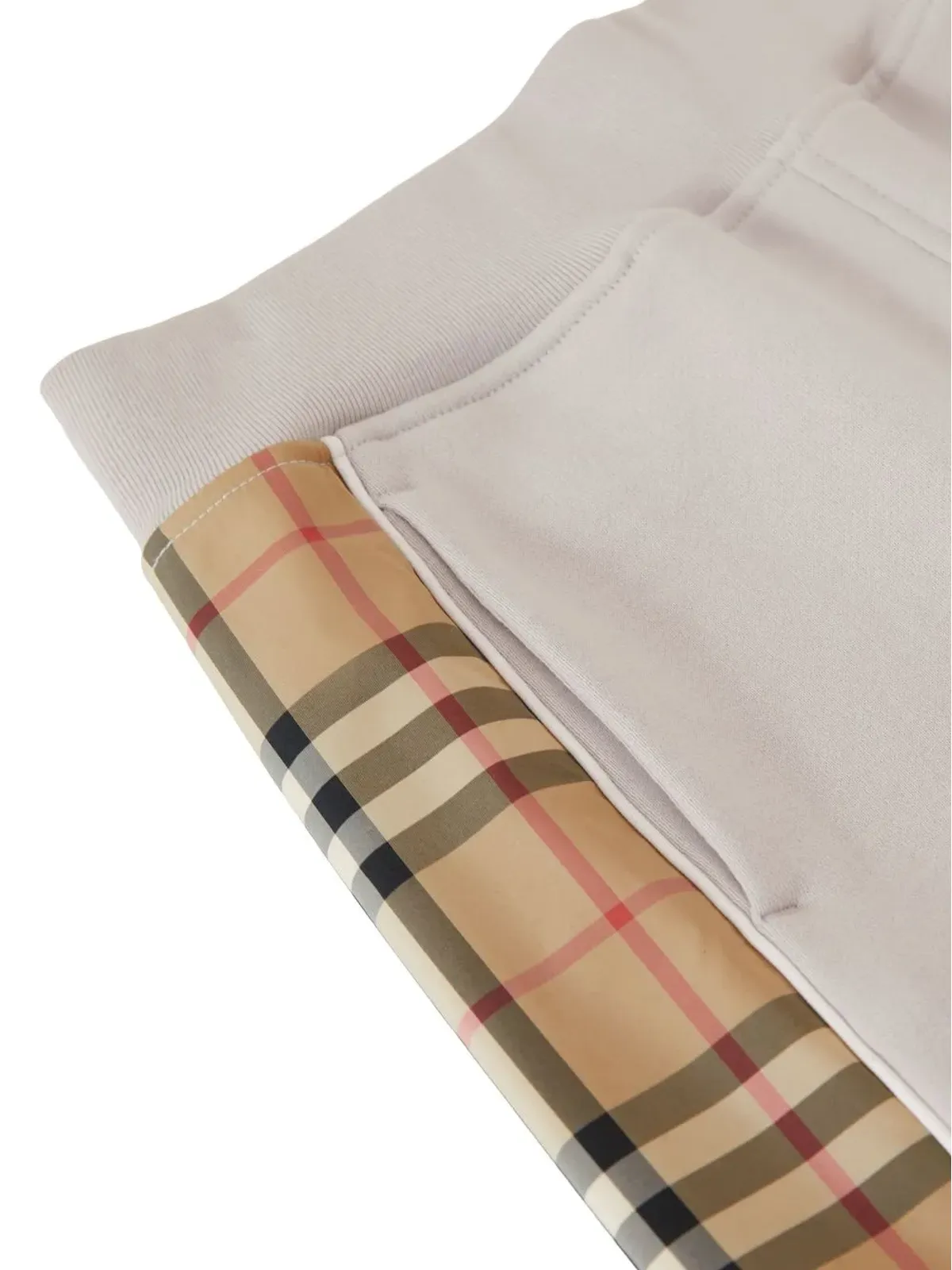 Burberry Kids ヴィンテージチェックパネル コットンショーツ - 画像3