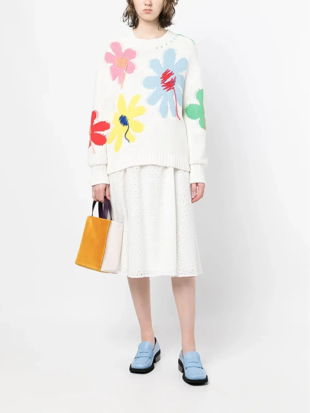 Kenzo フレアパンチングスカート - 画像2