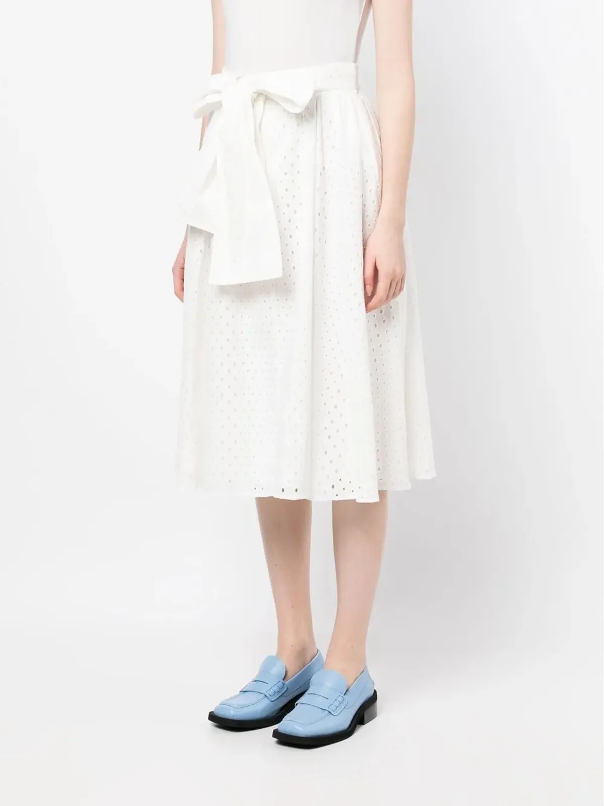 Kenzo フレアパンチングスカート - 画像3