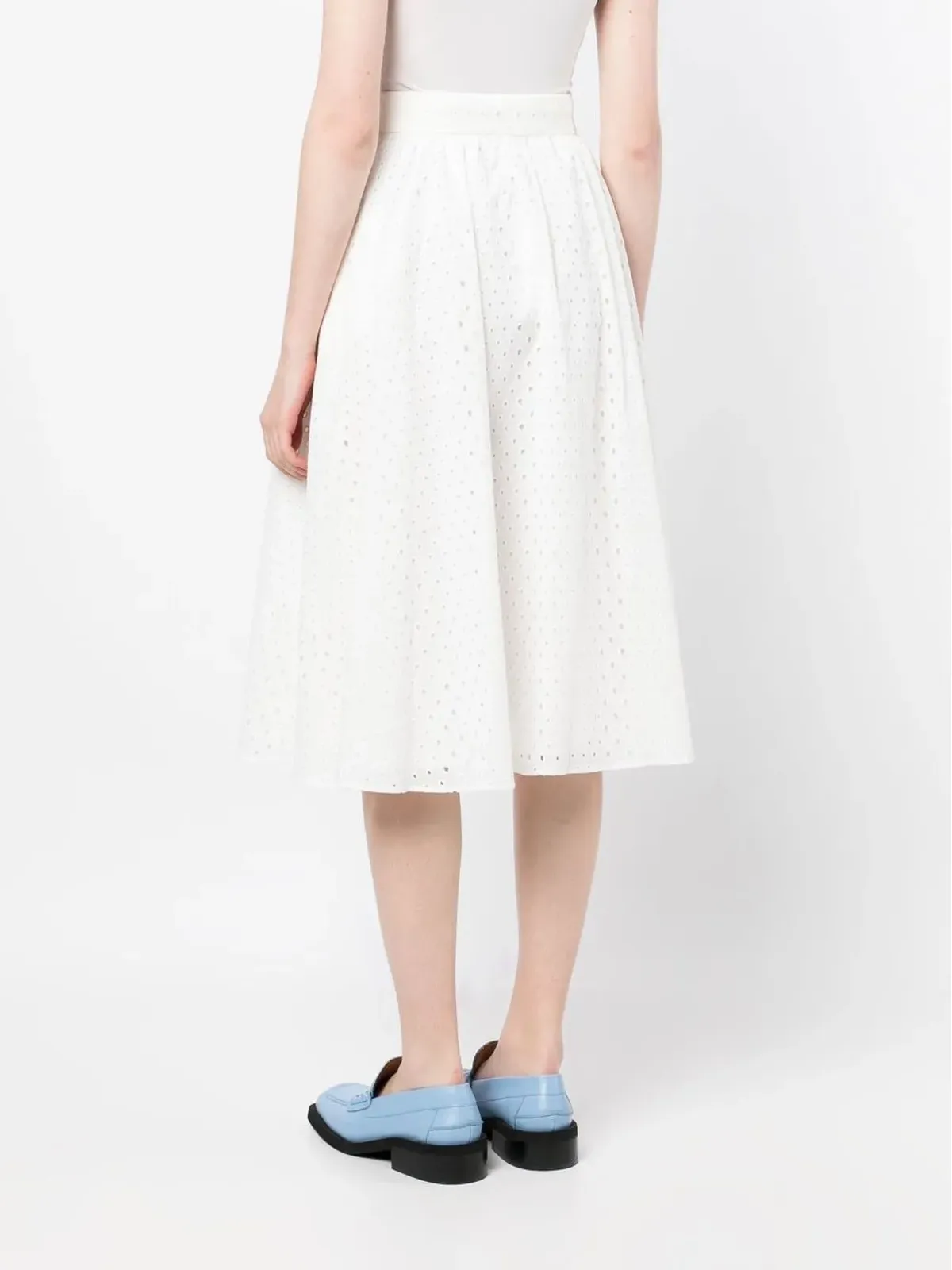 Kenzo フレアパンチングスカート - 画像4