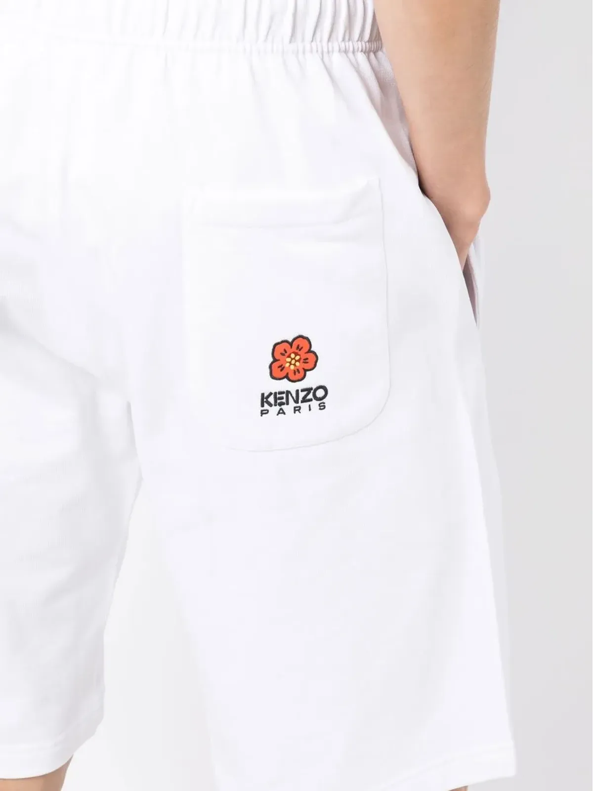 Kenzo 刺繍ロゴ トラックショーツ - ホワイト - 画像5