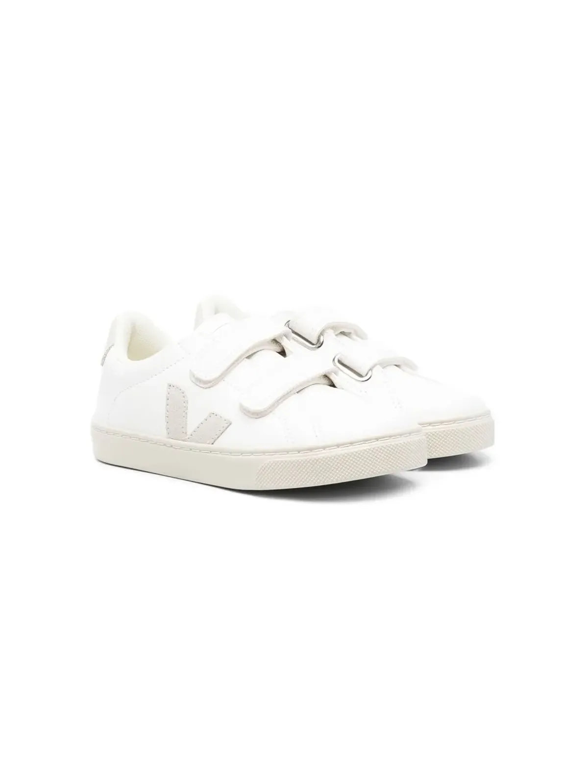 VEJA Kids タッチストラップ付きカーフレザーシューズ - 画像1