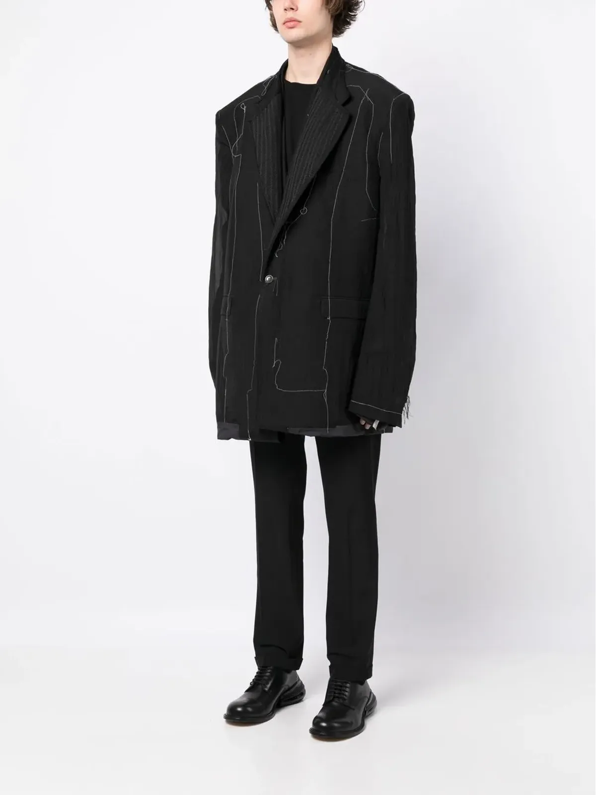 Nicolas Andreas Taralis リバーシブル オーバーサイズ ブレザー - 画像3