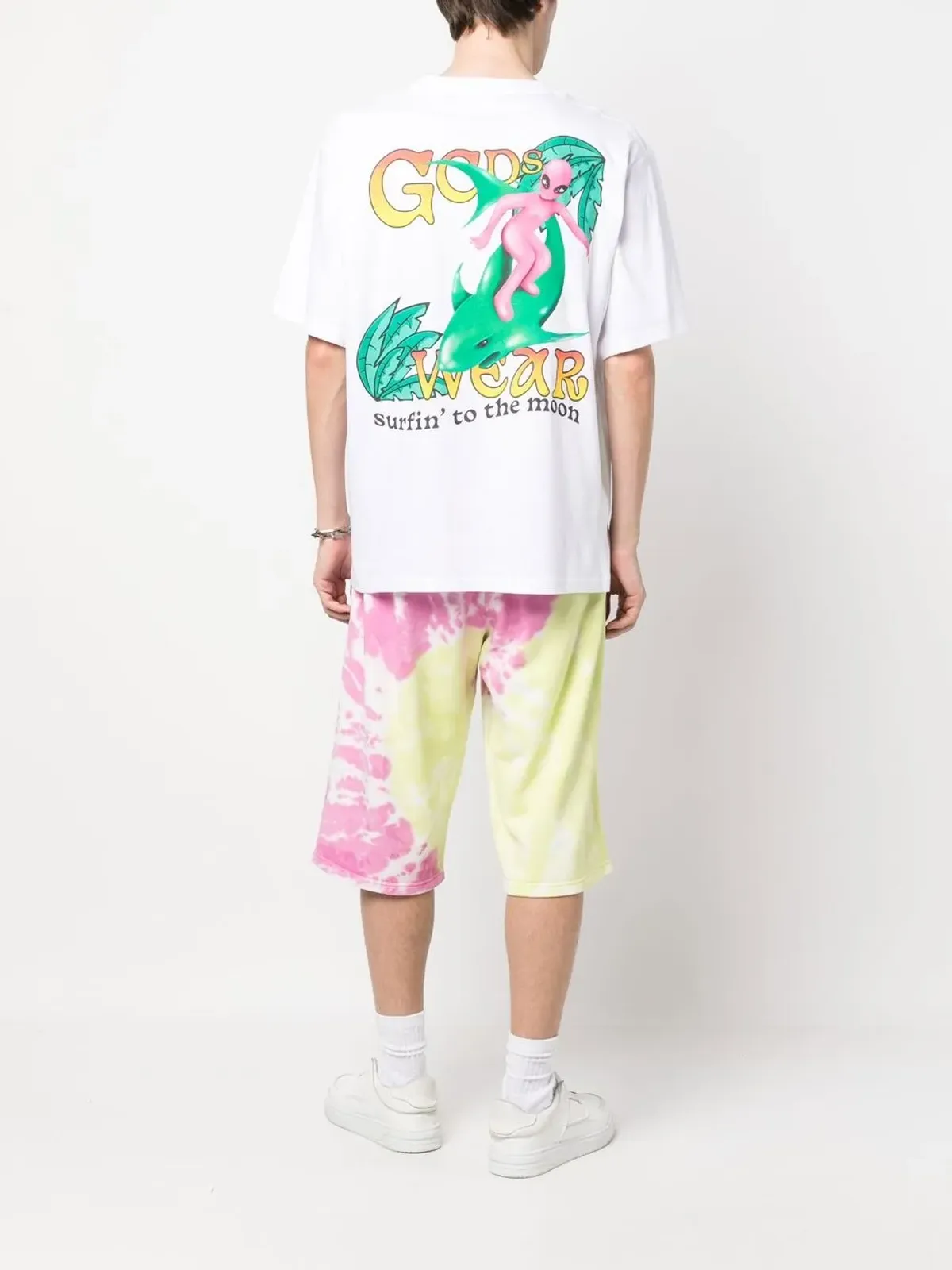 GCDS 後ろロゴプリントTシャツ - 画像2