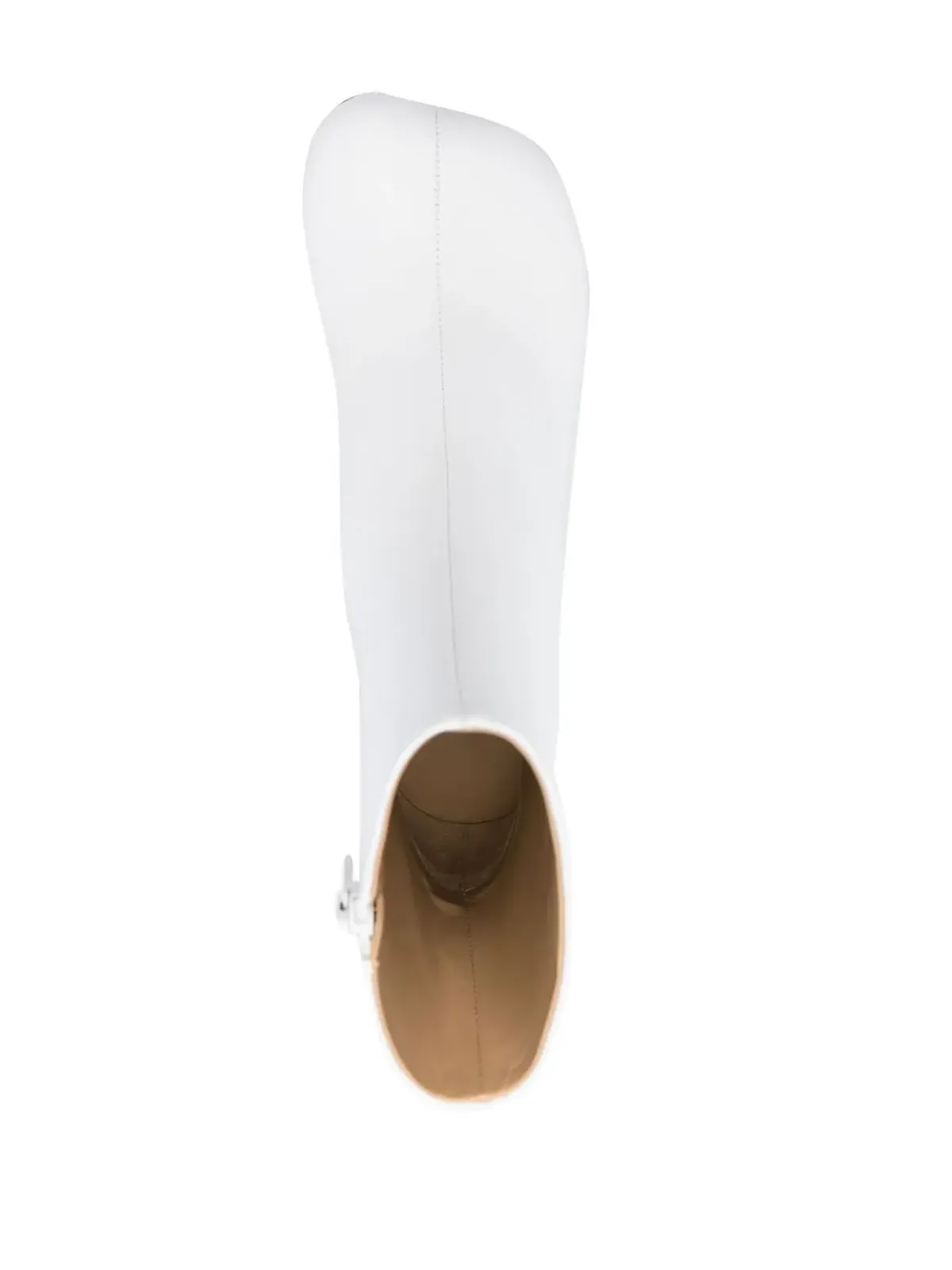 MM6 Maison Margiela アナトミック70mm レザー ブーツ - ホワイト - 画像4
