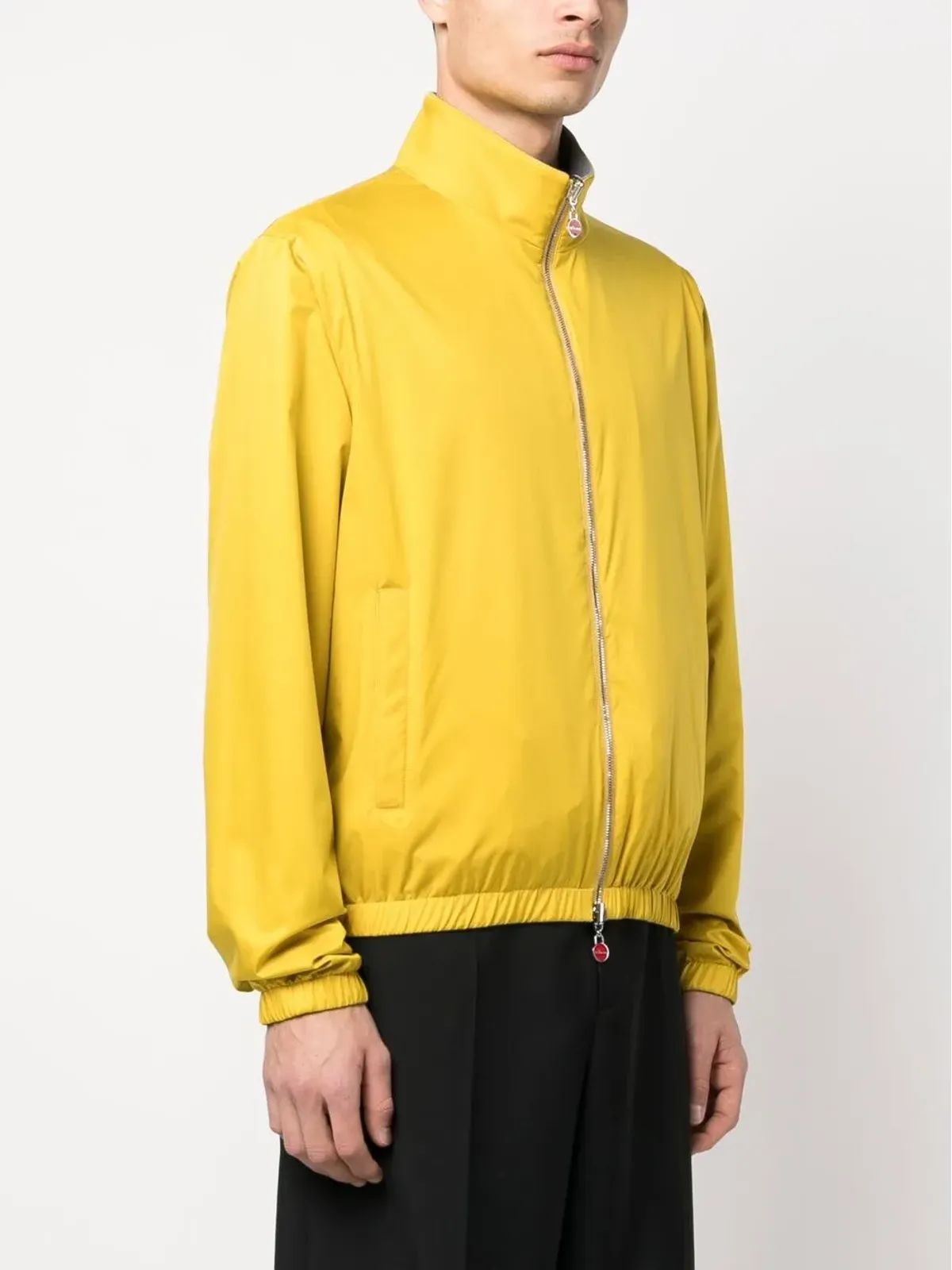 Kiton ファネルネック ボンバー ジャケット - 画像3