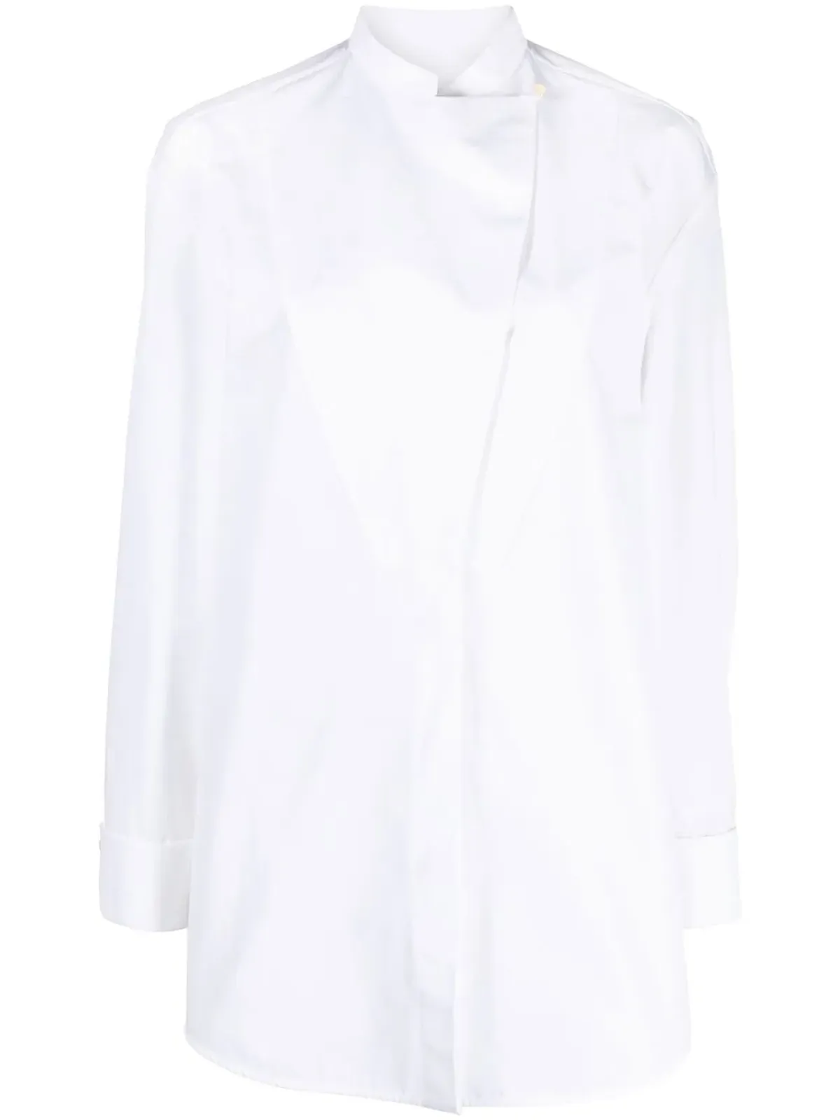 Jil Sander ラップデザイン コットンシャツ - 画像1