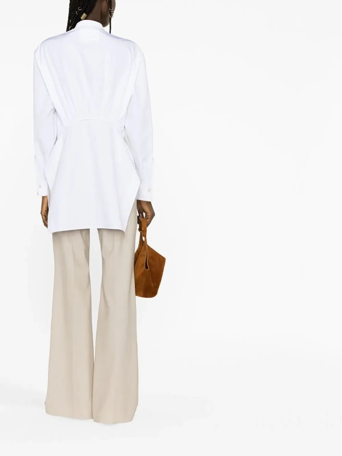 Jil Sander ラップデザイン コットンシャツ - 画像4