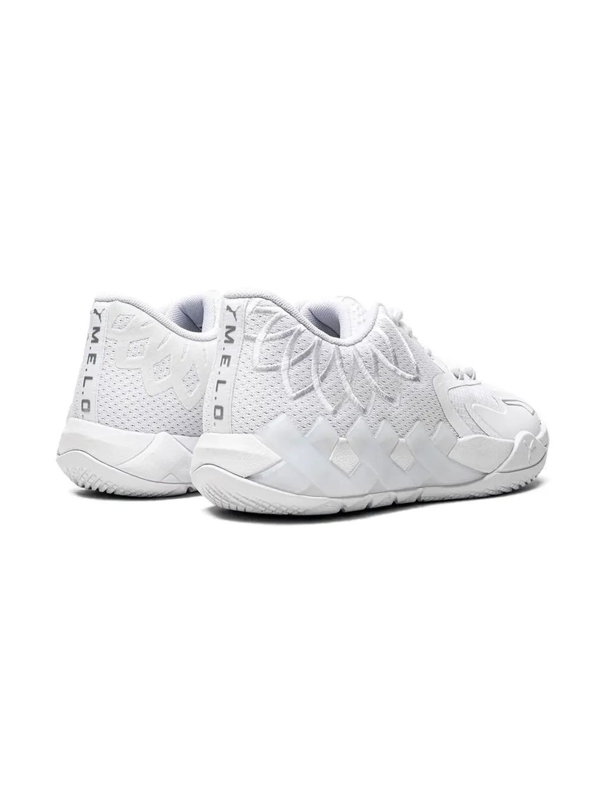 Puma Kids Mb.01 Low トリプルホワイト スニーカー - 画像3