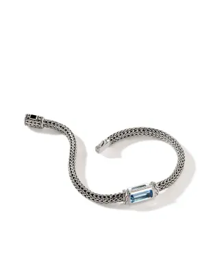 John Hardy クラシックチェーン アクアマリン ブレスレット - シルバー - サムネイル4