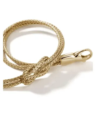 John Hardy 14kt Yellow Gold マナ 1.8mm ダブルロー ブレスレット - サムネイル5