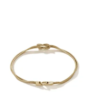 John Hardy 14kt Yellow Gold マナ 1.8mm ダブルロー ブレスレット - サムネイル2