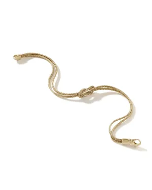 John Hardy 14kt Yellow Gold マナ 1.8mm ダブルロー ブレスレット - サムネイル4
