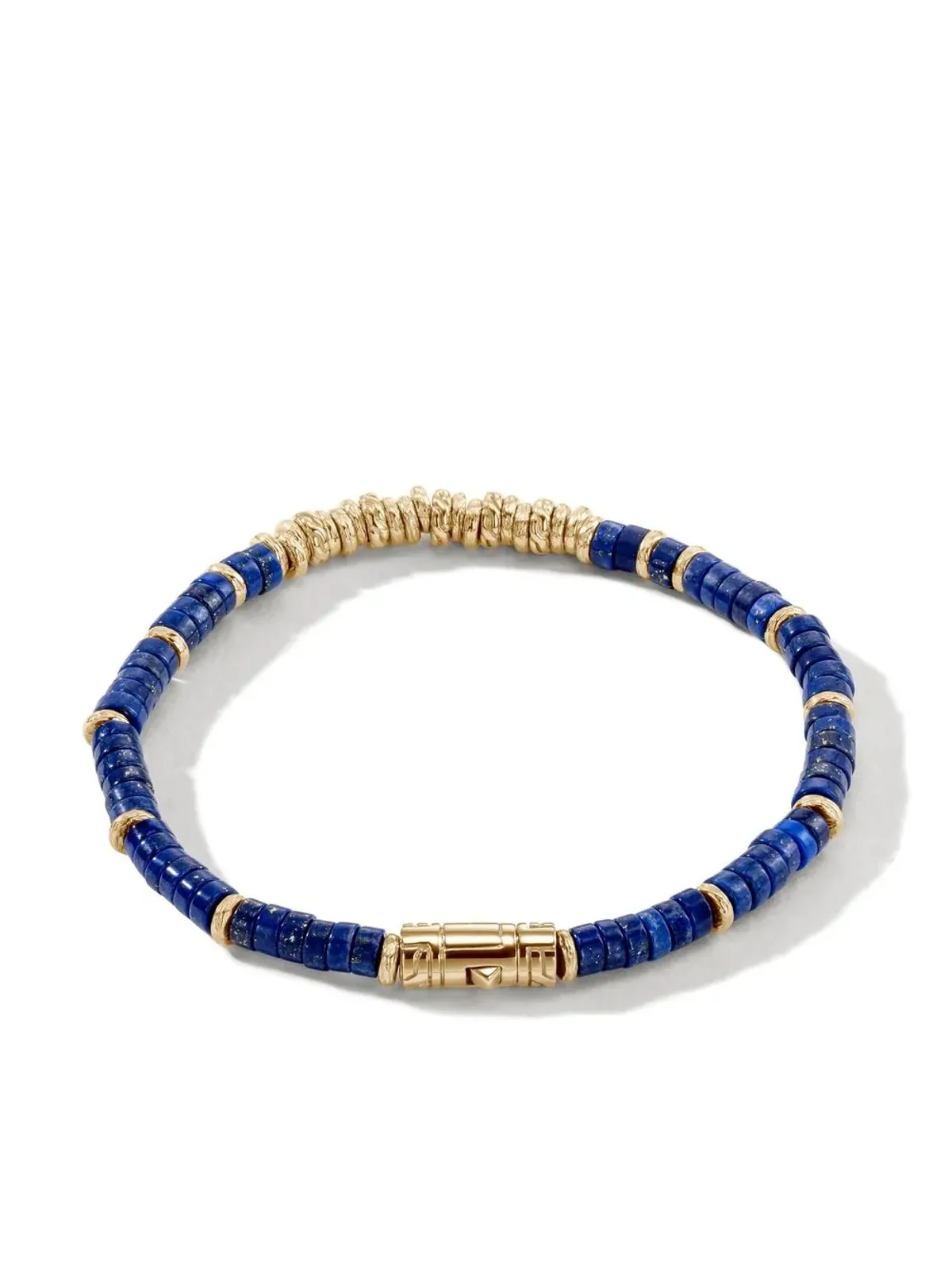John Hardy 14kt Yellow Gold ラピスラズリ ブレスレット - 画像5
