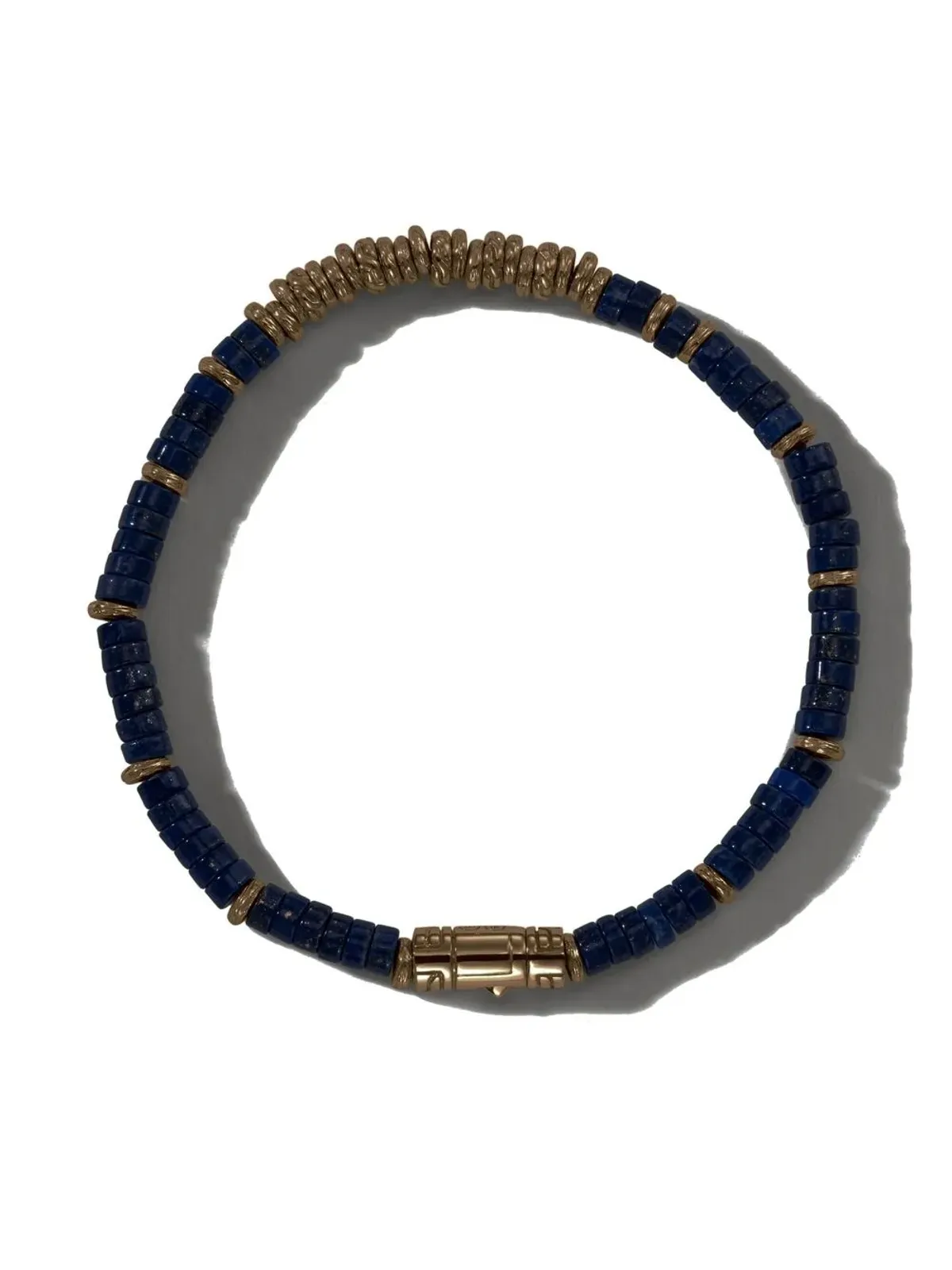 John Hardy 14kt Yellow Gold ラピスラズリ ブレスレット - 画像3