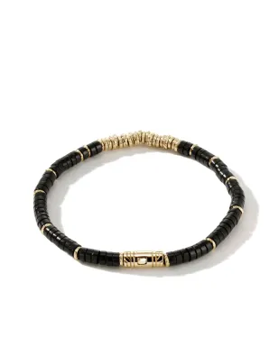 John Hardy 14kt イエローゴールド オニキス ビーズブレスレット - サムネイル5