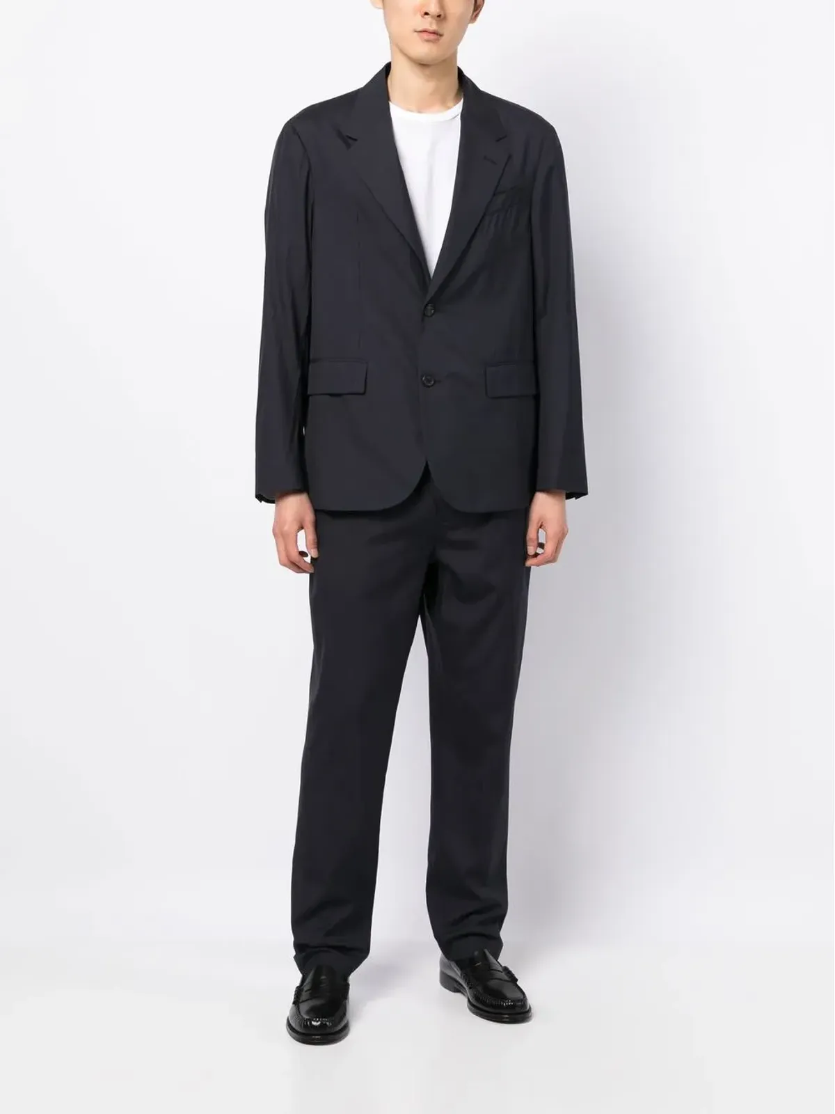 Dunhill ダンヒル ストレートレッグパンツ ブルー - 画像2