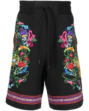 Versace Jeans Couture 抽象柄コットン トラックショーツ - サムネイル1