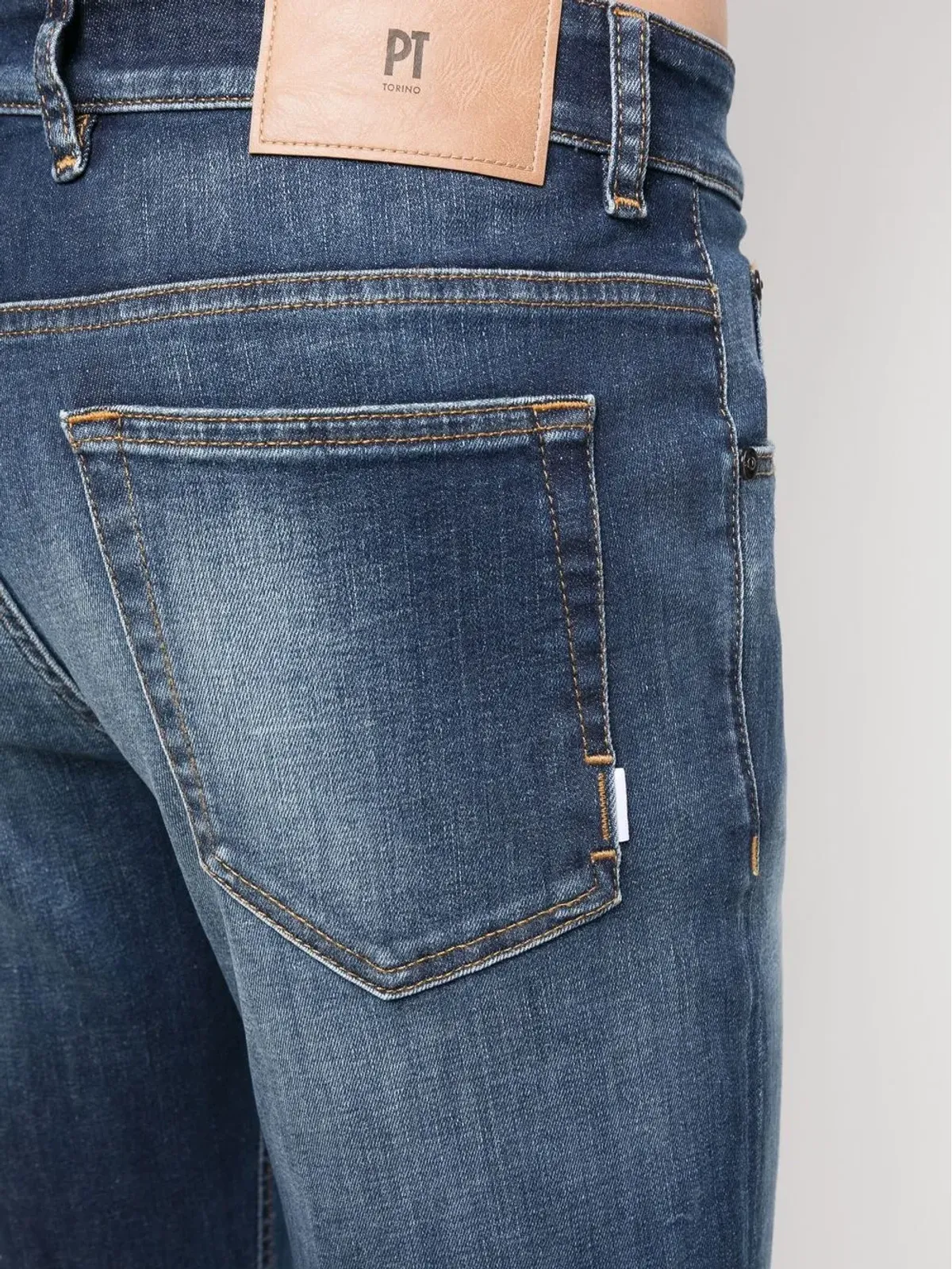 PT Torino ミッドライズ スリムフィット ジーンズ - 画像5