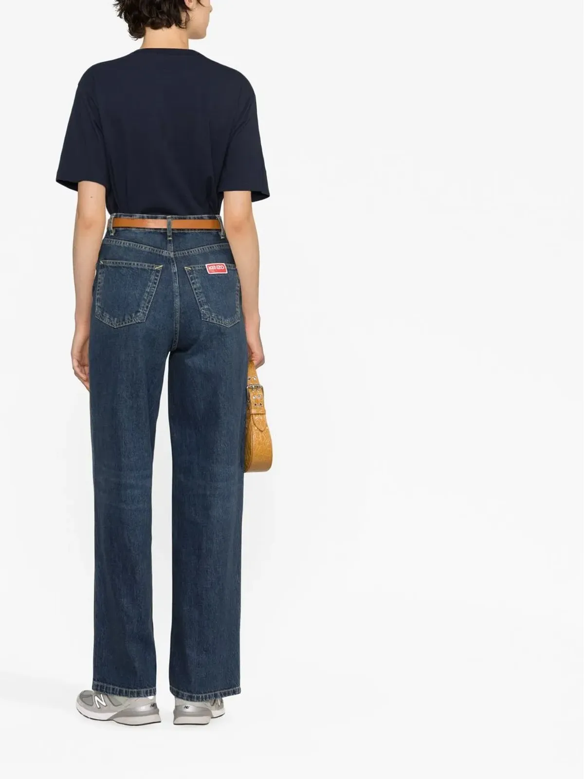 Kenzo デニム ハイウエスト ストレートジーンズ - 画像3