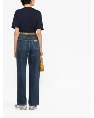 Kenzo デニム ハイウエスト ストレートジーンズ - サムネイル3