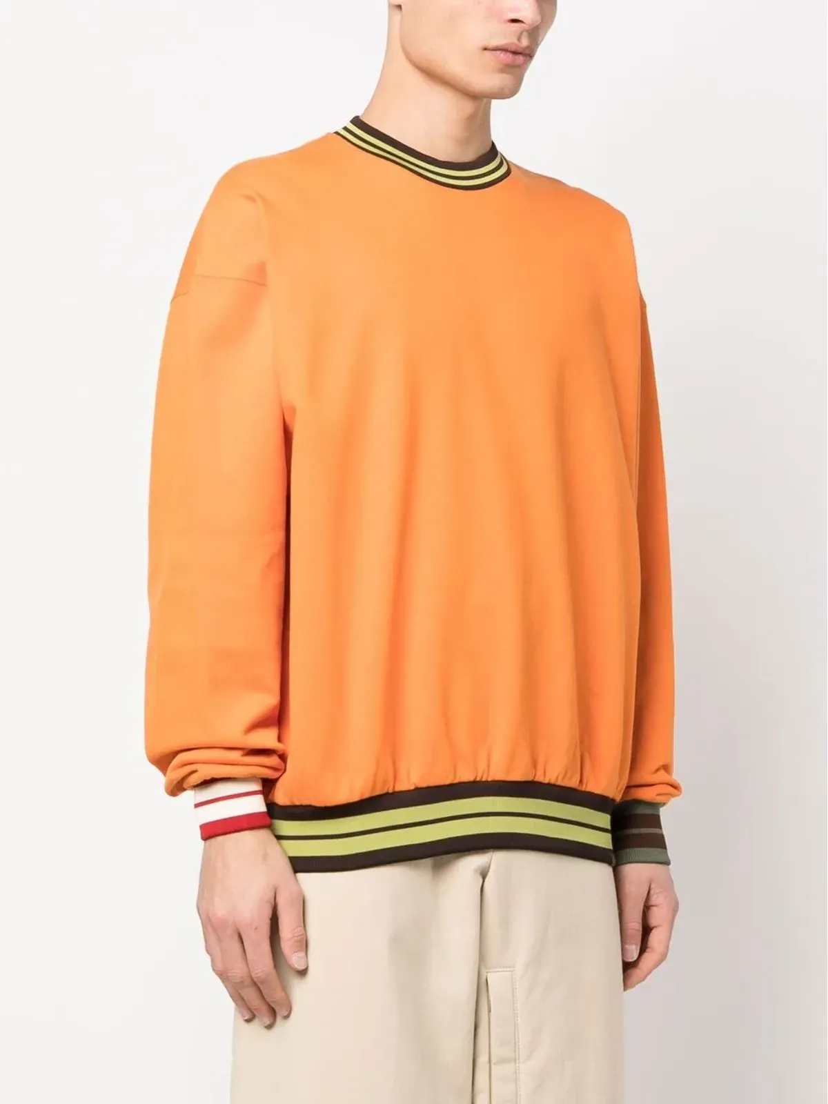 Jacquemus Le Lasso stripe-trim スウェットシャツ - 画像3