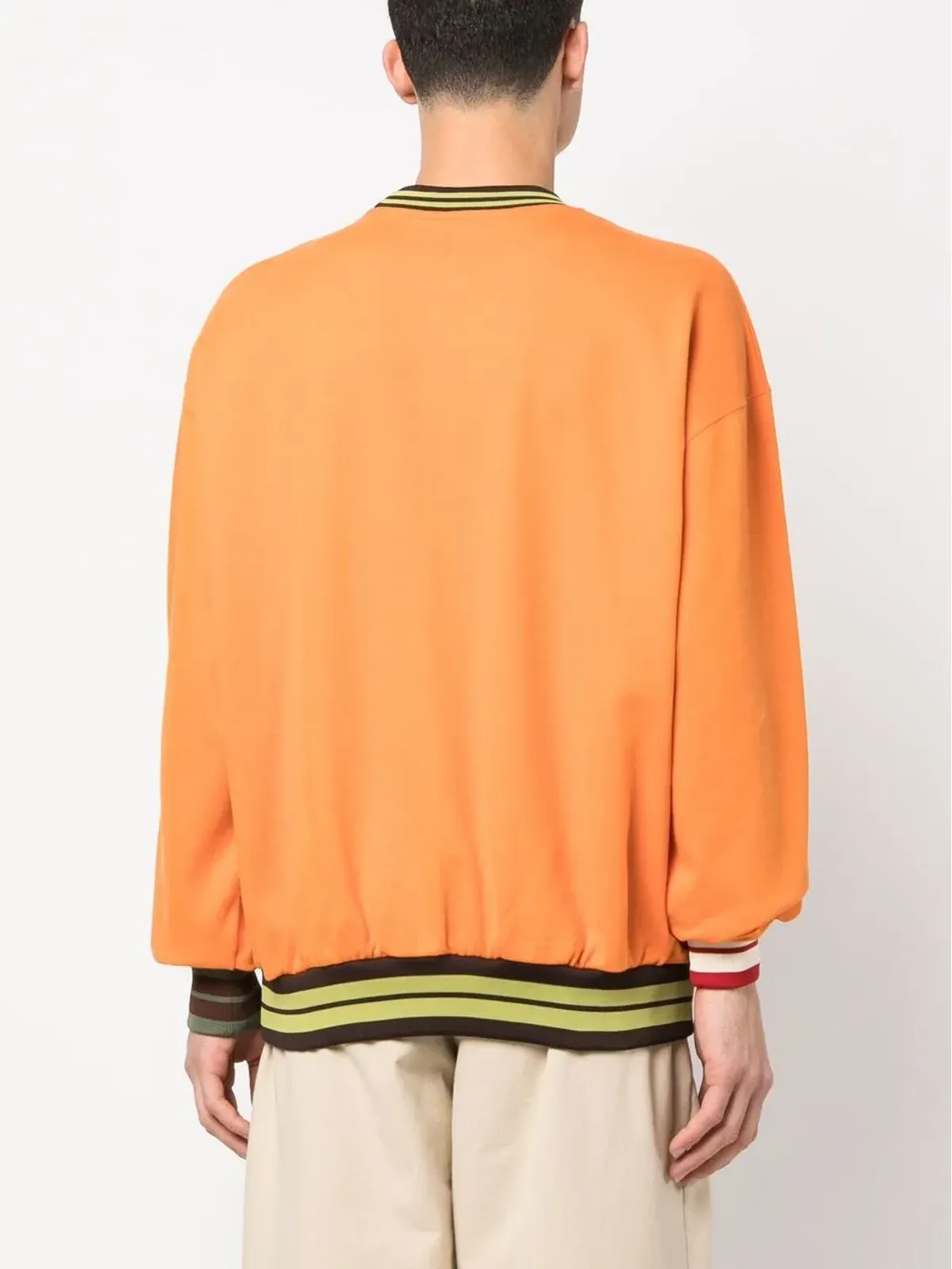 Jacquemus Le Lasso stripe-trim スウェットシャツ - 画像4