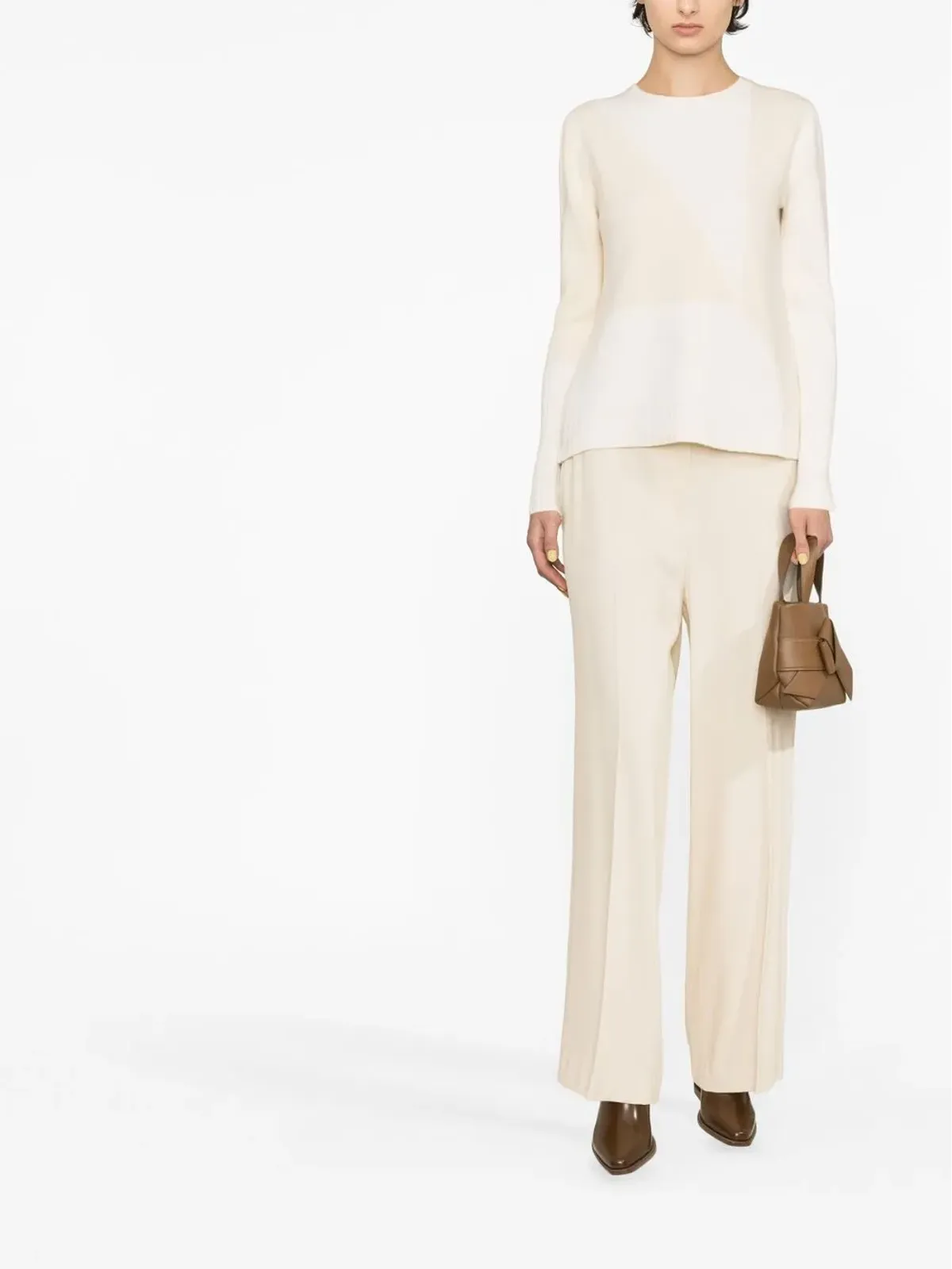 Jil Sander ツートーン編みニットジャンパー - 画像2