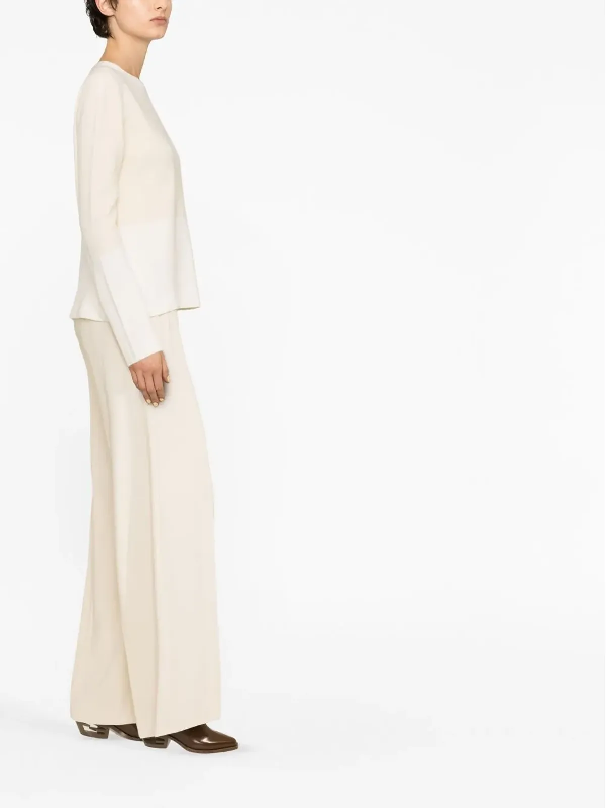 Jil Sander ツートーン編みニットジャンパー - 画像3