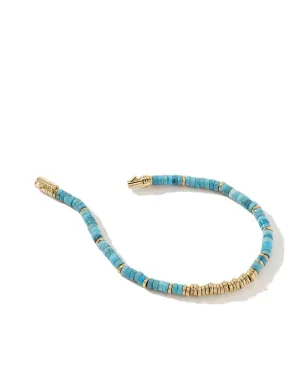 John Hardy 14K イエローゴールド ターコイズ ブレスレット - サムネイル4