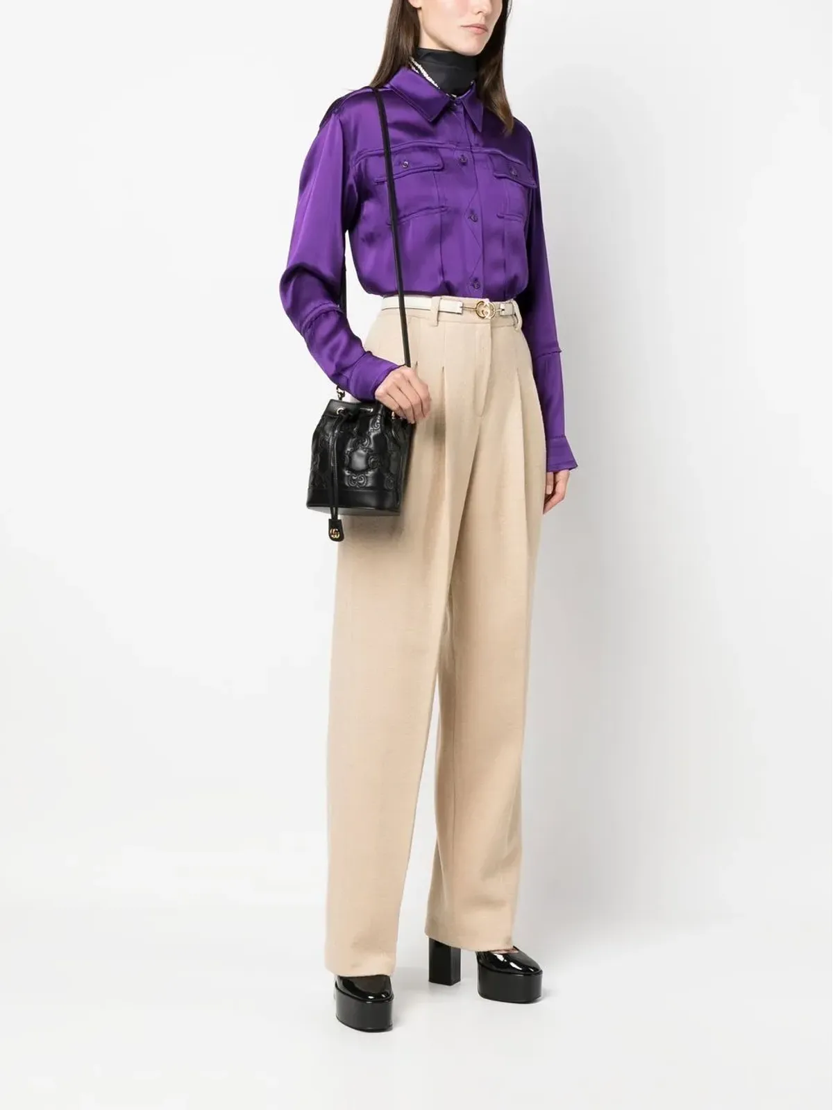 Gucci GGマテラッセ バケットバッグ - 画像2