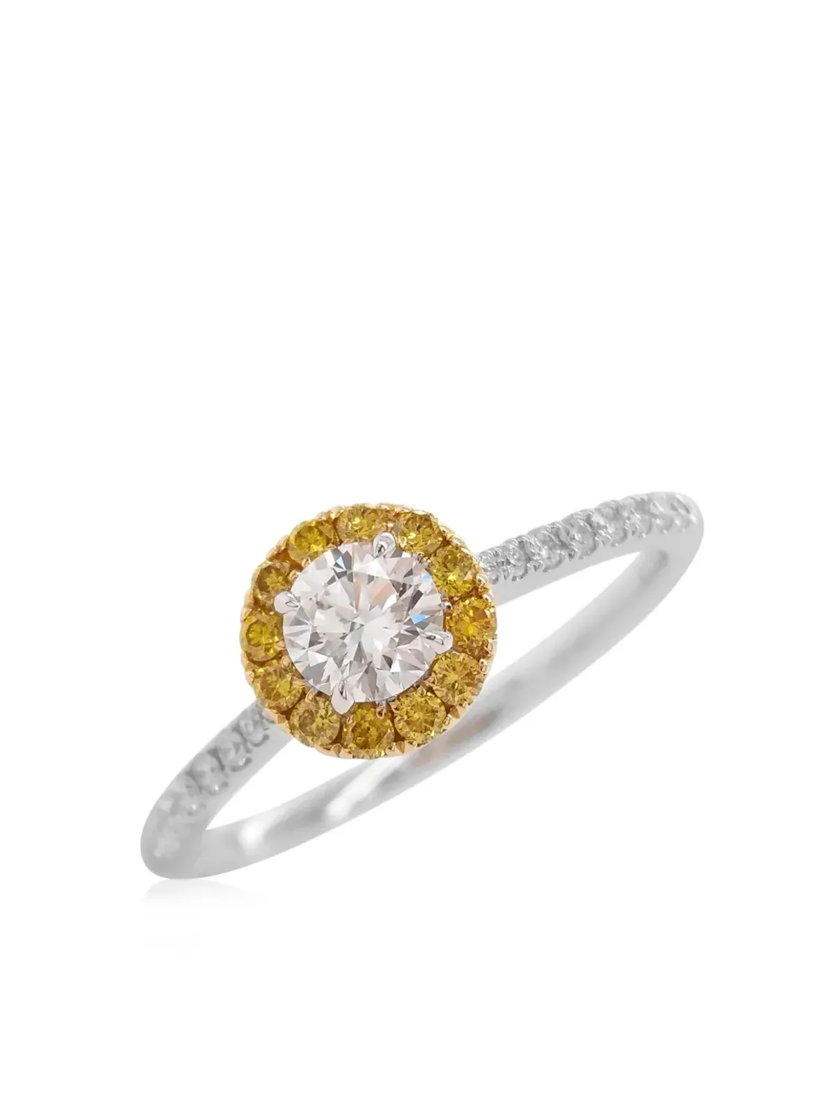 HYT Jewelry 18kt ホワイトゴールド ダイヤモンド リング - 画像2
