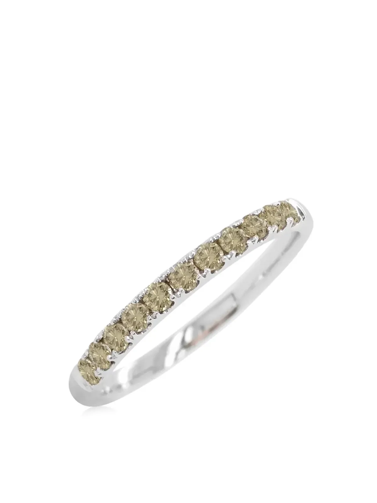 HYT Jewelry 18Kホワイトゴールド ダイヤモンド バンドリング - 画像2