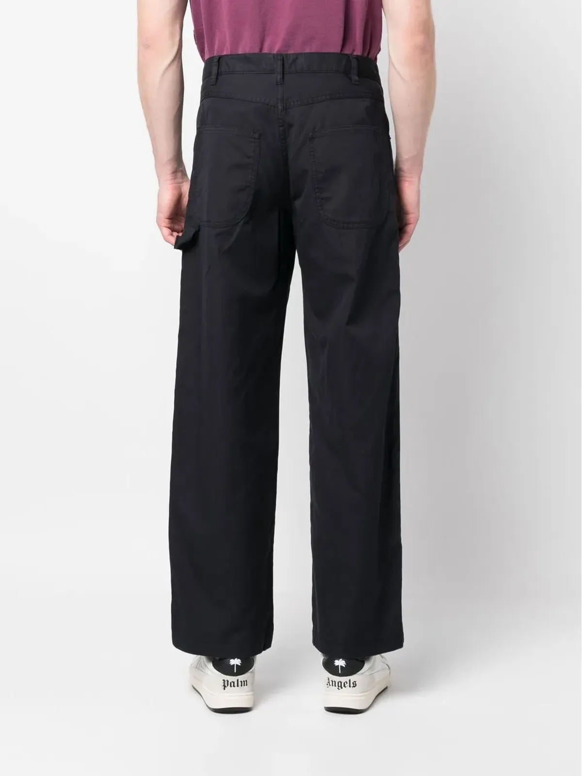 MARANT Pabloストレートレッグパンツ - ブラック - 画像4