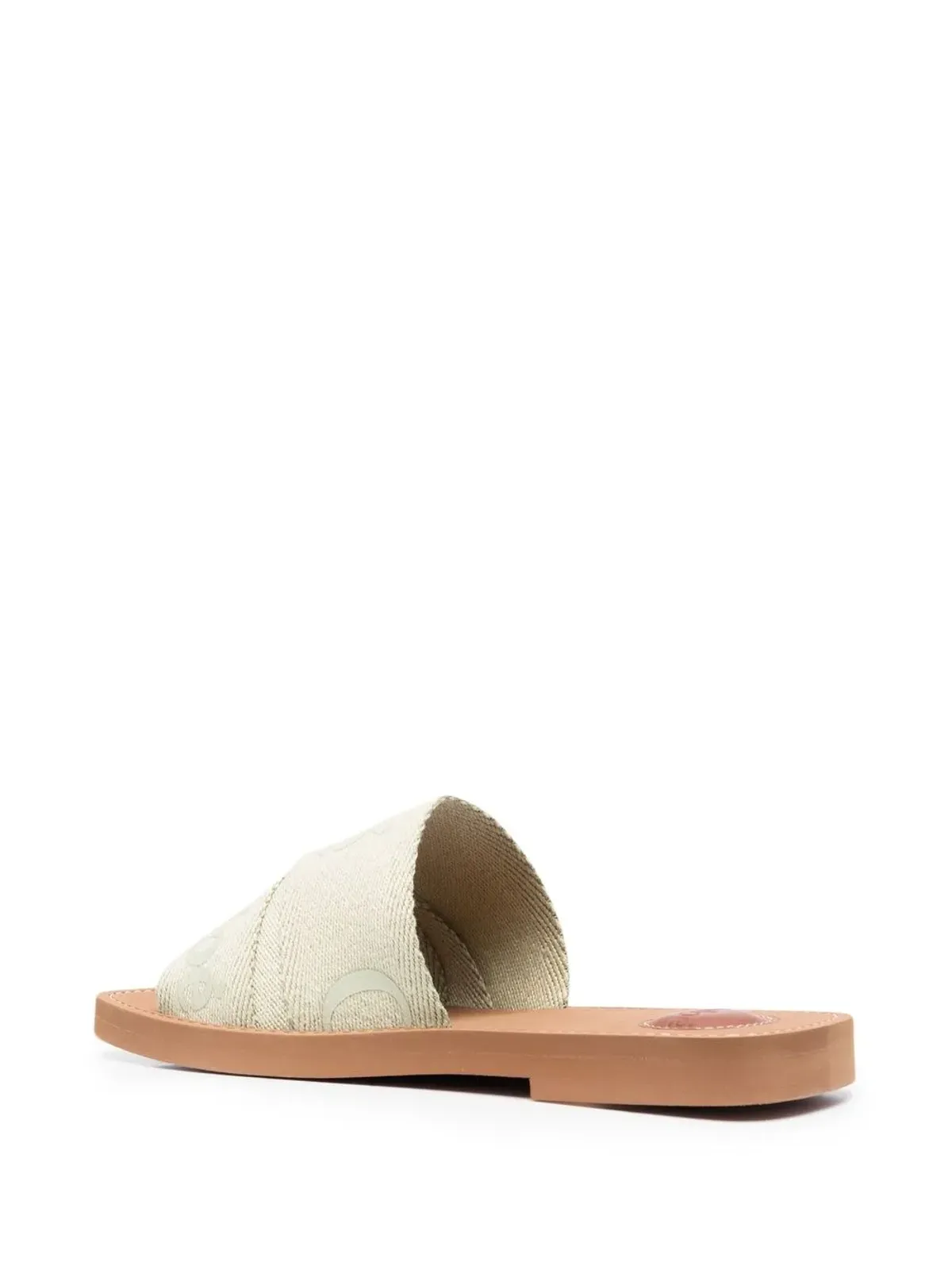 Chloé ロゴプリント オープントゥ サンダル - 画像3
