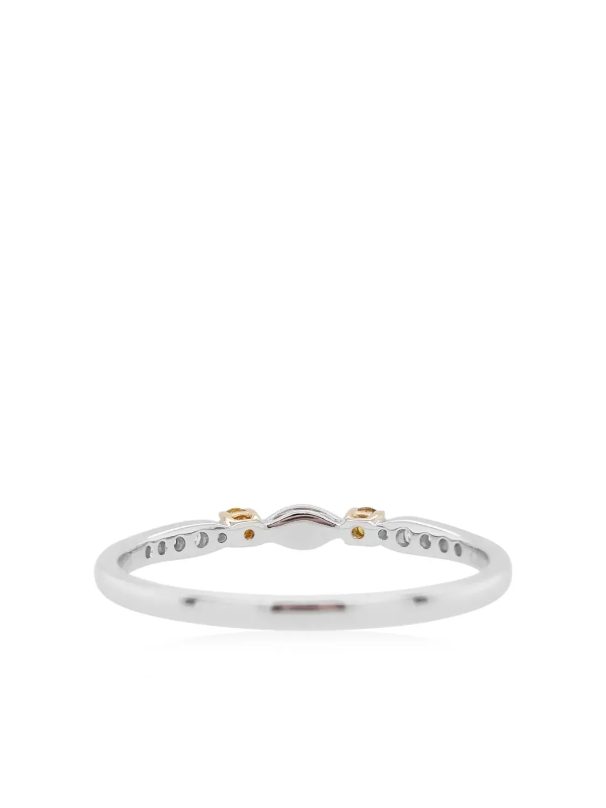 HYT Jewelry 18Kホワイトゴールド ダイヤモンド バンドリング - 画像3