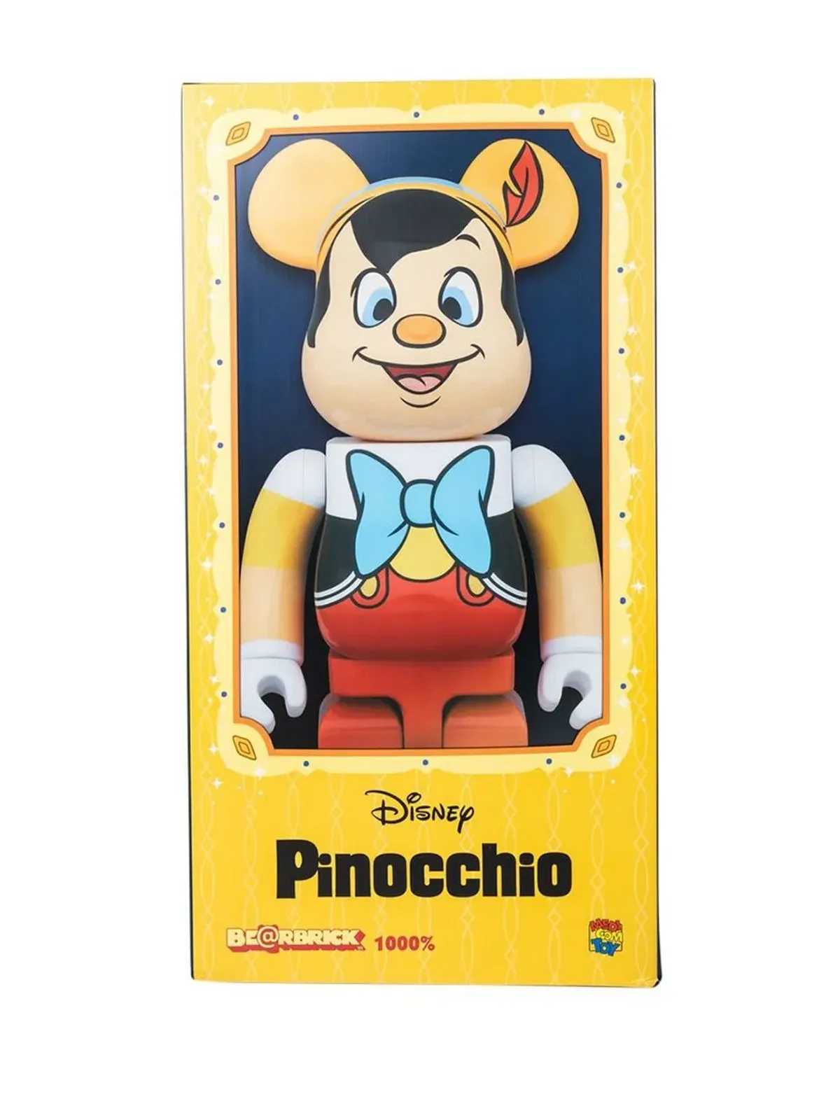 MEDICOM TOY ピノキオ BE@RBRICK 1000% フィギュア - レッド - 画像4