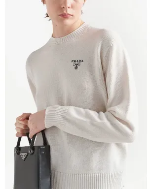 Prada ロゴ刺繍カシミヤセーター - サムネイル5