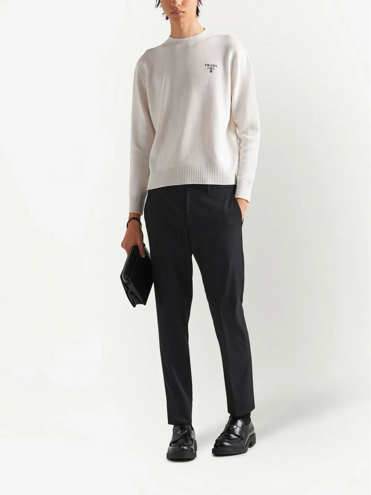 Prada クロップド テーラードパンツ - 画像2