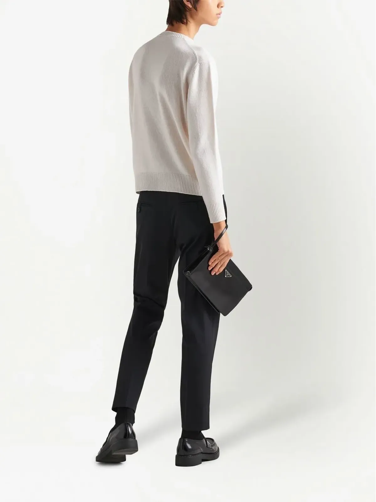Prada クロップド テーラードパンツ - 画像3