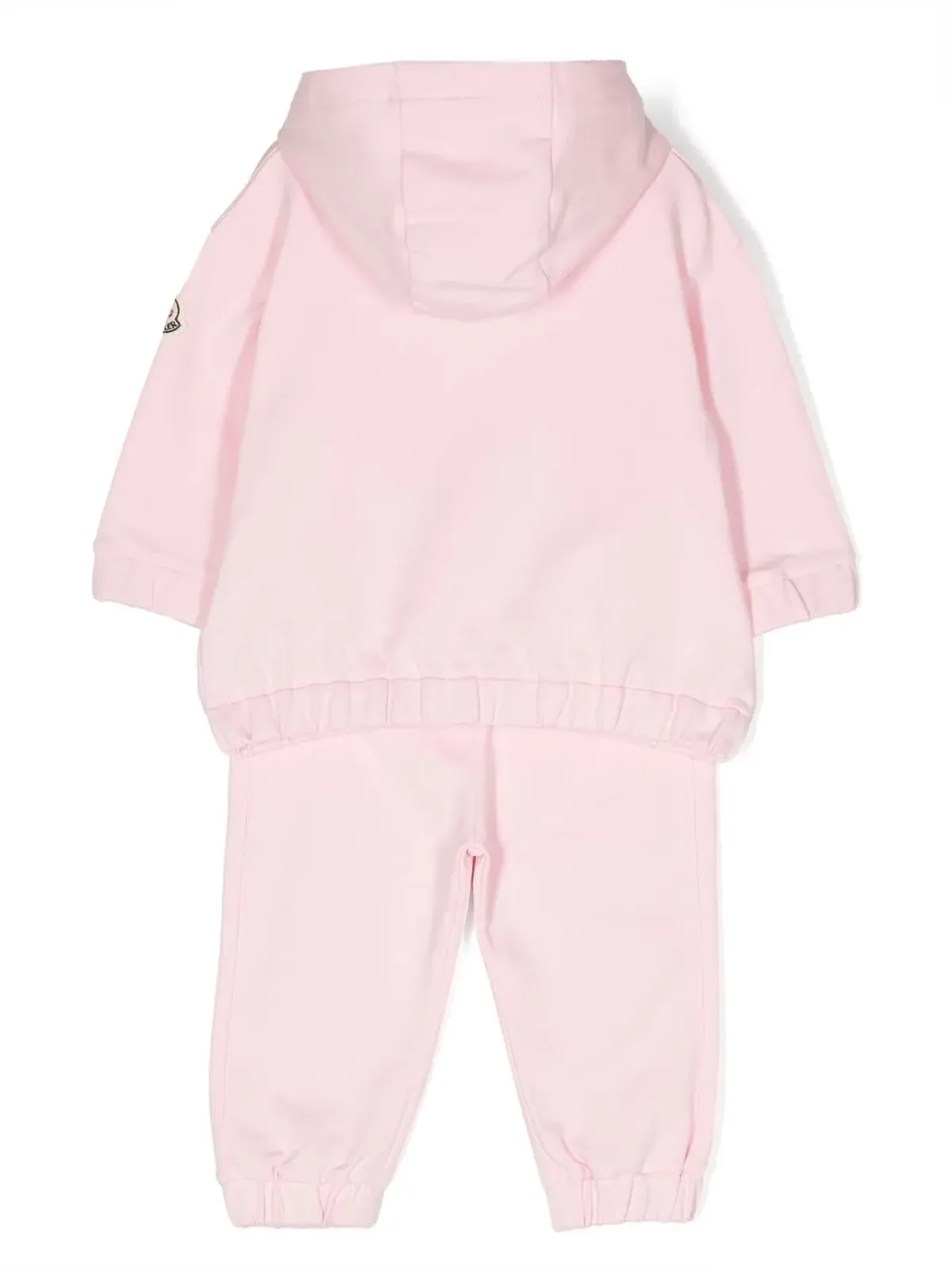 Moncler Enfant ロゴパッチ コットン トラックスーツ - ピンク - 画像2