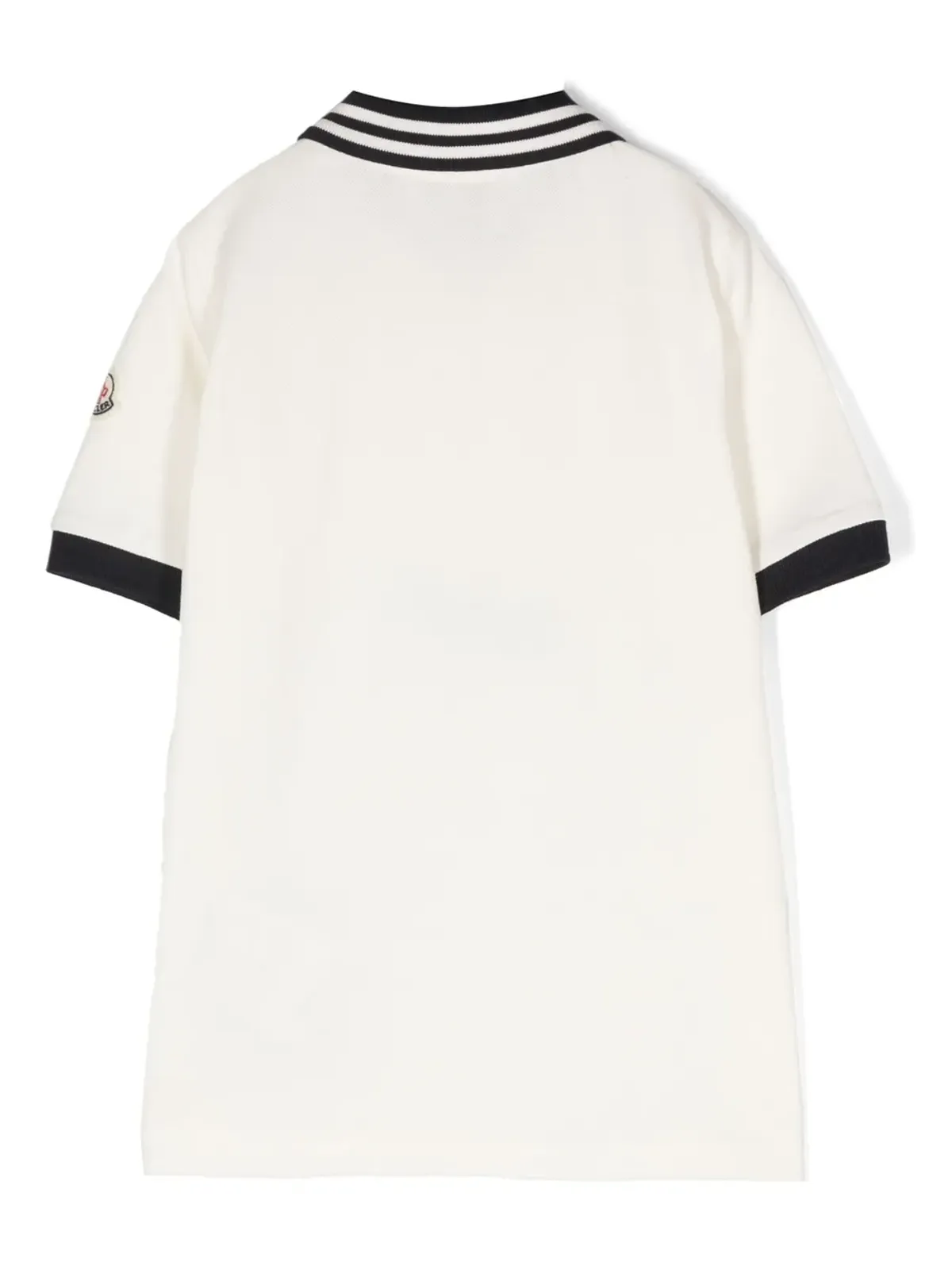 Moncler Enfant ロゴ刺繍入り半袖ポロシャツ - 画像2